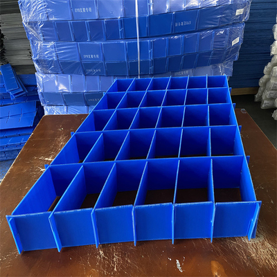 Οι μπλε ζαρωμένοι χρώμα πλαστικοί διαιρέτες PP προσάρμοσαν την ηλεκτρονική χρήση 14mm βιομηχανίας