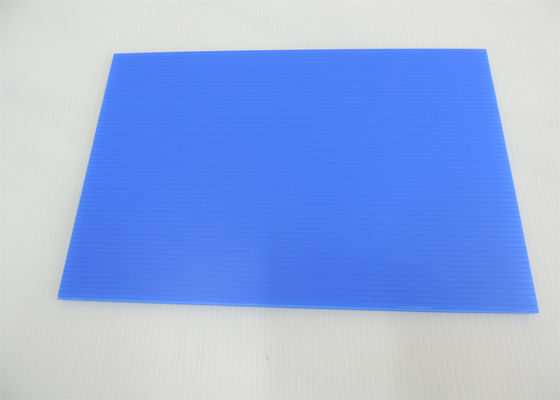 Μπλε ζαρωμένα 4x8 πλαστικά φύλλα 500gsm αδιάβροχα